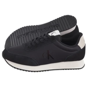 Sneakersy Retro Runner Iconic Snk Black/Bright White YM0YM01119 0GM (CK611-a) Calvin Klein