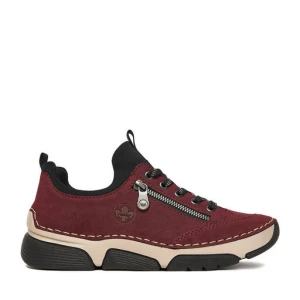 Sneakersy Rieker 45973-36 Bordowy
