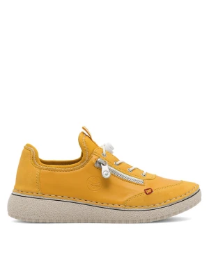 Sneakersy Rieker 50962-68 Żółty