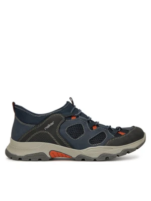 Sneakersy Rieker B8350-14 Granatowy