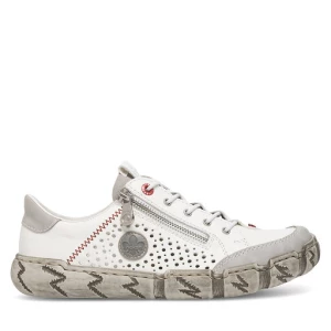Sneakersy Rieker L0355-80 Biały