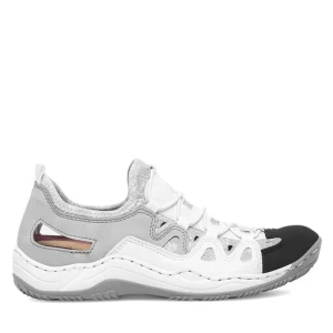 Sneakersy Rieker L0539-80 Biały
