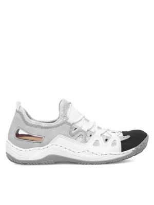 Sneakersy Rieker L0539-80 Biały