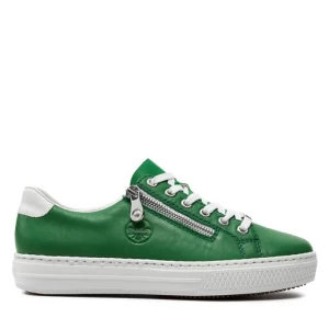 Sneakersy Rieker L59L1-52 Zielony