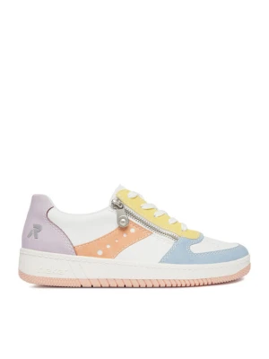 Sneakersy Rieker M5520-91 Biały