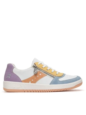 Sneakersy Rieker M5520-91 Biały