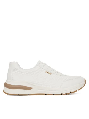 Sneakersy Rieker M6608-80 Biały