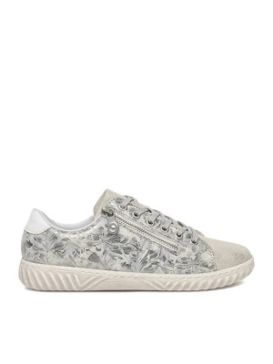 Sneakersy Rieker N0900-90 Srebrny