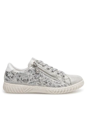Sneakersy Rieker N0900-90 Srebrny