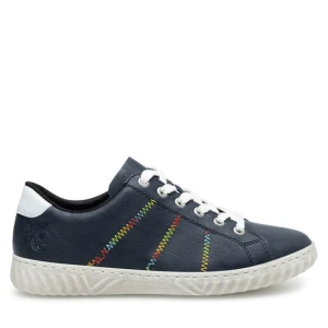 Sneakersy Rieker N0910-14 Granatowy