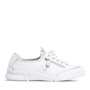 Sneakersy Rieker N2162-80 Biały