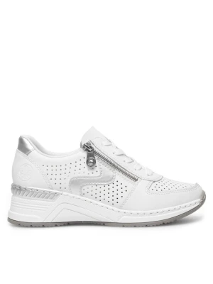 Sneakersy Rieker N4340-80 Biały