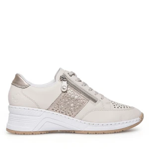 Sneakersy Rieker N4344-60 Écru