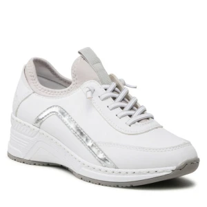 Sneakersy Rieker N4351-80 Biały