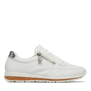 Sneakersy Rieker N5127-80 Biały