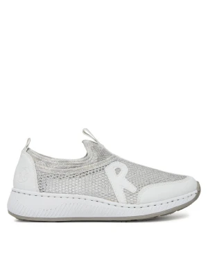 Sneakersy Rieker N5554-81 Biały