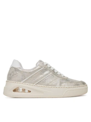 Sneakersy Rieker N6402- Srebrny