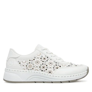 Sneakersy Rieker N6506-80 Biały