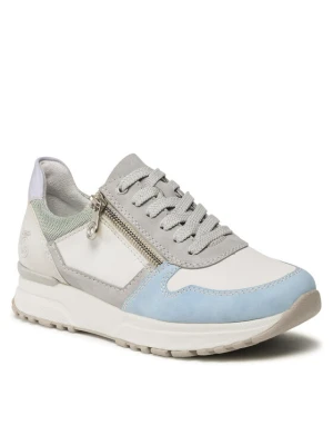 Sneakersy Rieker N7422-90 Szary