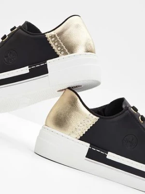 Sneakersy Rieker na platformie bonprix