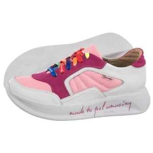 Sneakersy Różowe+Białe 06873-15/00-3 (MA1341-b) Maciejka
