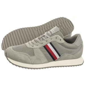 Sneakersy Runner Evo Mix Antique Silver FM0FM04699 PRT (TH817-a) Tommy Hilfiger