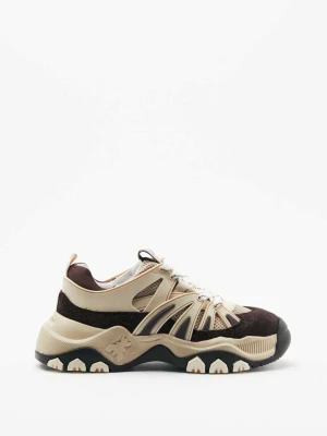 Sneakersy running ze skóry PATRIZIA PEPE