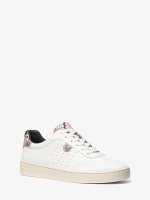 Sneakersy Scotty ze skóry z fakturą łuski węża MICHAEL Michael Kors