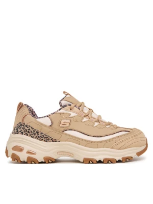 Sneakersy Skechers D'Lites - Wild Charm 150877 / TPE Brązowy jasny