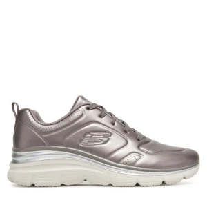 Sneakersy Skechers FASHION FIT - GLOW UP 149749 PEW Srebrny