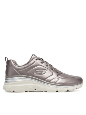 Sneakersy Skechers FASHION FIT - GLOW UP 149749 PEW Srebrny
