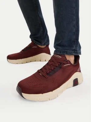 Sneakersy Skechers Flex - Zayder 233218 / BURG Bordowy