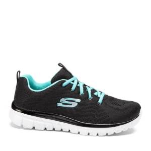 Sneakersy Skechers Get Connected 12615/BKTQ Czarny
