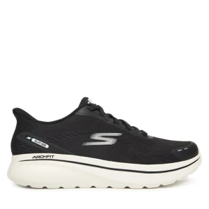 Sneakersy Skechers Go Walk Arch Fit N-Joy 217075 BKW Czarny