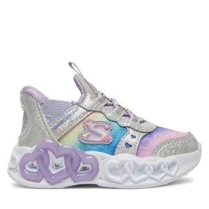 Sneakersy Skechers Infinite Heart Lights-Eternal Shimmer 303755N/SMLT Srebrny
