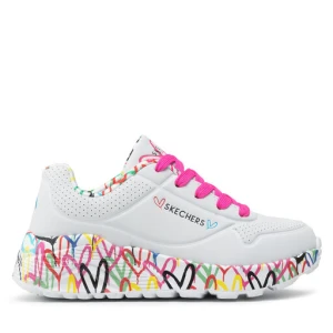 Sneakersy Skechers Lovely Luv 314976L/WMLT Biały