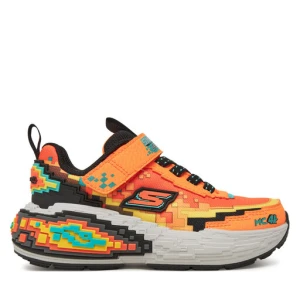 Sneakersy Skechers Mega-Craft 4K- 402160L/ORBK Pomarańczowy