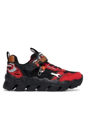 Sneakersy Skechers Mega-Flex Lite - Tuff Toolz 402130L/RDBK Czarny