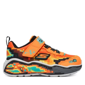 Sneakersy Skechers Mega Scene 402162N/ORBK Pomarańczowy