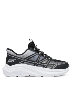 Sneakersy Skechers Microspec Velocity - Grid-Shift 404220L / BKSL Czarny