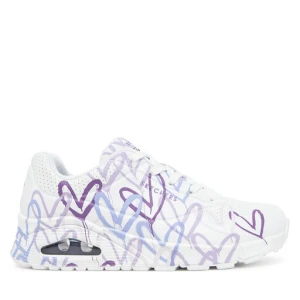 Sneakersy Skechers Skechers x Jgoldcrown Uno-Spread The Love 155507/WLPR Biały