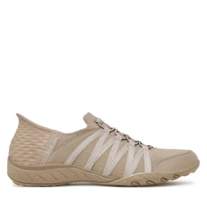 Sneakersy Skechers Slip-Ins: Breathe Easy - Roll With Me 100593/TPE Beżowy