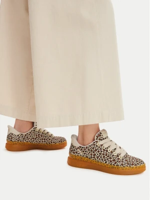 Sneakersy Skechers Snoop Dogg: Courtside - Nature Girlz 186104 / NAT Brązowy