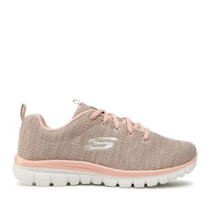 Sneakersy Skechers Twisted Fortune 12614/NTCL Beżowy