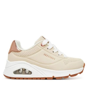 Sneakersy Skechers Uno Gen1-Shimmer Away 310545L/NAT Beżowy