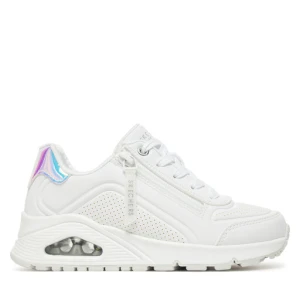 Sneakersy Skechers Uno Gen1-Zip And Stride 310554L/WHT Biały