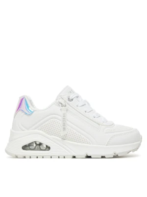 Sneakersy Skechers Uno Gen1-Zip And Stride 310554L / WHT Biały