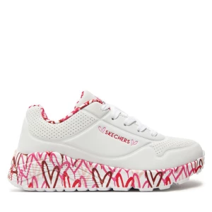 Sneakersy Skechers Uno Lite Lovely Luv 314976L/WRPK Biały