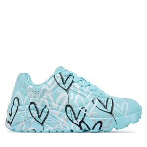 Sneakersy Skechers Uno Lite - Metallic Love 314067L/TQMT Niebieski