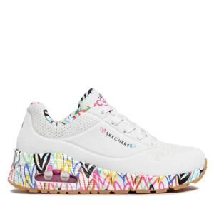 Sneakersy Skechers Uno Loving Love 155506/WHT Biały